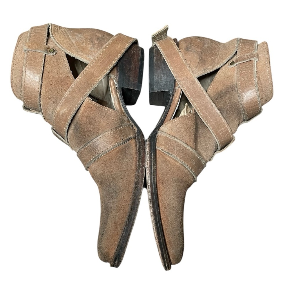 Freebird By Steven Jade Ankle Boots in Cognac Brown Size 7 - Picture 7 of 13